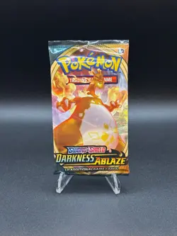 Pokemon TCG Sword&Shield Darkness Ablaze Single Booster Pack SEALED(Random Art) - Image 1