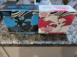 Pokemon Black Bolt and White Flare Elite Trainer Box ETB Set of 2, 1 Of Each - Image 1