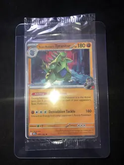 Sealed Team Rockets Tyranitar 096/182 Destined Rivals Pokémon Center Promo - Image 1