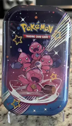 Pokemon Scarlet & Violet Paldean Fates Mini Tin Trading Card Game (D1) Tinkatink - Image 2