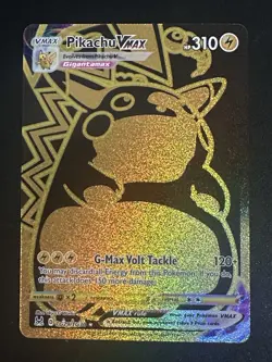 Pikachu VMAX TG29/TG30 Pokemon Lost Origin Trainer Gallery Secret Rare Gold NM - Image 3