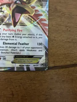 Ho-Oh EX 92/122 Breakpoint Ultra Rare Holo Pokemon Card LP - Image 14