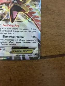 Ho-Oh EX 92/122 Breakpoint Ultra Rare Holo Pokemon Card LP - Image 4