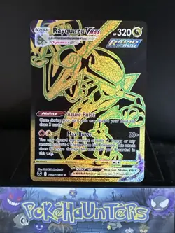 Pokemon Card Rayquaza VMAX TG29/TG30 Silver Tempest Trainer Gallery Near Mint - Image 1