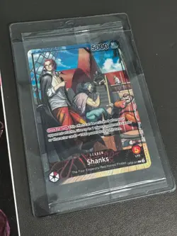 SEALED One Piece SHANKS TCG Promo Card & Magazine PSA Limited Edition July 2025 - Image 2
