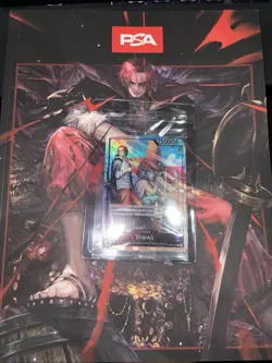 SEALED One Piece SHANKS TCG Promo Card & Magazine PSA Limited Edition July 2025 - Image 1