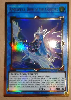 Yugioh Apollousa, Bow of the Goddess MAGO-EN041 Gold Rare 1st Edition - Image 1