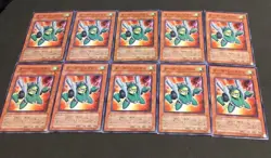 Yu-Gi-Oh Card [10pics] with hard cover Japanese SUPER  RARE card mint - Image 4