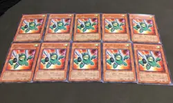 Yu-Gi-Oh Card [10pics] with hard cover Japanese SUPER  RARE card mint - Image 6