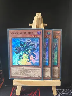 Wizard @Ignister ×3 - ALIN-EN001 - Super Rare - 1st Edition - Yugioh - Image 2