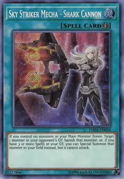 Yu-Gi-Oh! TCG Dark Saviors Sky Striker Mecha - Shark Cannon #DASA-EN036 - Image 1