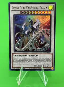 Yu-Gi-Oh QC Stampede Crystal Clear Wing Synchro Dragon Ultra Rare RA04-EN059 NM! - Image 4