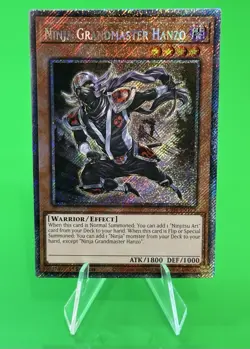 Yu-Gi-Oh Quarter Century Stampede Ninja Grandmaster Hanzo PSR RA04-EN173 NM!!! - Image 1