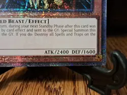 Yugioh Sacred Phoenix Of Nephthys Quarter Century Rare RA03-EN147 NM - Image 4