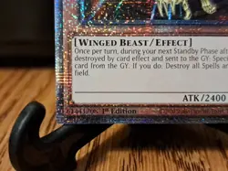 Yugioh Sacred Phoenix Of Nephthys Quarter Century Rare RA03-EN147 NM - Image 5