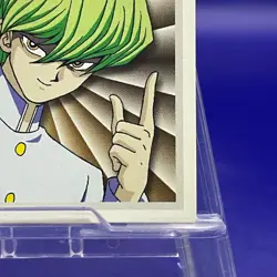 Seto Kaiba 32 Yugioh sticker AMADA vintage card Bandai Game Anime Very Rare - Image 3