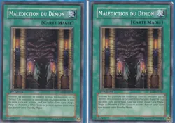 Yu-Gi-Oh! 2x Demon Curse MDM-F032 FR032 1st EXCELLENT CONDITION Goat Format - Image 2