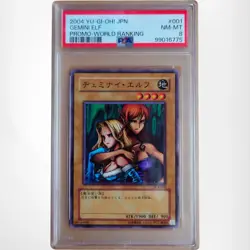 YU-GI-OH! yugioh Card JPN GEMINI ELF PROMO-WORLD RANKING PSA 8 PC4-001 Japanese - Image 1