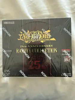 Yu-Gi-Oh 25th Anniversary Rarity Collection Booster Box 1st Edition sealed box - Image 1