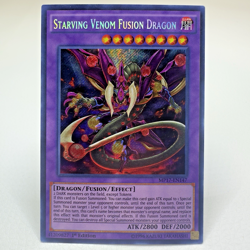 Yugioh Starving Venom Fusion Dragon MP17-EN147 1st Edition Secret Rare  - VLP-NM - Image 3