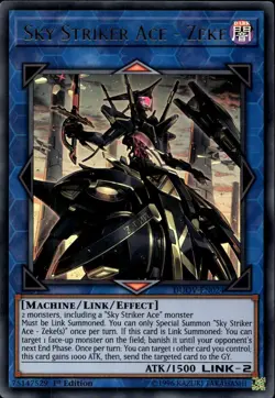 Sky Striker Ace - Zeke 1st Ed Ultra DUOV-EN024  Yu-Gi-Oh! - Image 1