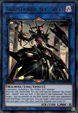 Sky Striker Ace - Zeke 1st Ed Ultra DUOV-EN024  Yu-Gi-Oh! - Image 3