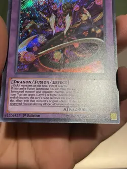 Yugioh Starving Venom Fusion Dragon INOV-EN038 Secret Rare 1st Ed NM - Image 3