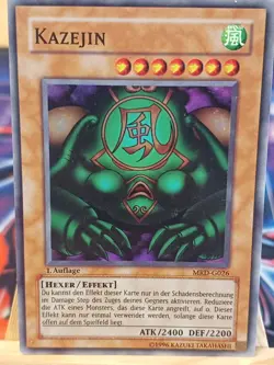 Kazejin MRD-G026 Super Rare 1st German VG YUGIOH - Image 2