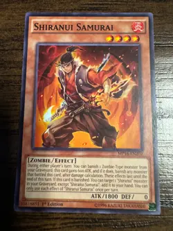 Yu-Gi-Oh! Shiranui Samurai MP16-EN202 2016 Mega-Tins Mega Pack 1st Edition - Image 3