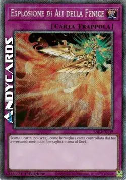 PHOENIX WINGS EXPLOSION • Platinum Secret • RA03 IT149 • 1Ed • Yugioh! - Image 1