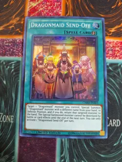 Yu-Gi-Oh! Dragonmaid Send-Off CHIM-ENSE3 Super Rare Limited Near Mint - Image 1