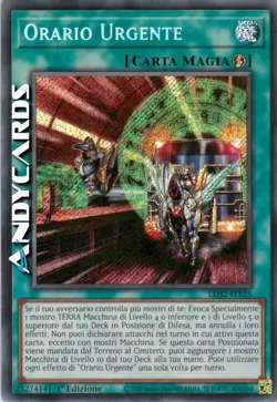 URGENT TIME (Urgent Schedule) • Secret • LDS2 IT125 • 1Ed • Yugioh ANDYCARDS - Image 2