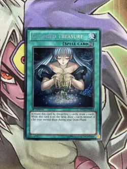 DRLG-EN013 Guarded Treasure Secret Rare 1st Edition NM Yugioh Card - Image 3