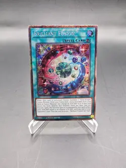 Brilliant Fusion 1st Edition Platinum Rare RA04 Yugioh Card - Image 1