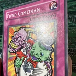 Fiend Comedian LOD-098 Common Legacy of Darkness Yugioh Card Heavy Play Creased - Image 2
