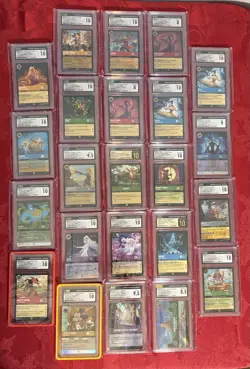 23 Disney Lorcana CGC Grade Card Lot Pristine 10 Legendary Enchanted Cold Foil - Image 1