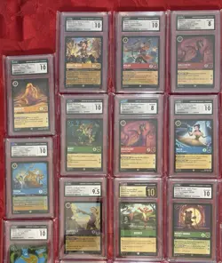 23 Disney Lorcana CGC Grade Card Lot Pristine 10 Legendary Enchanted Cold Foil - Image 11
