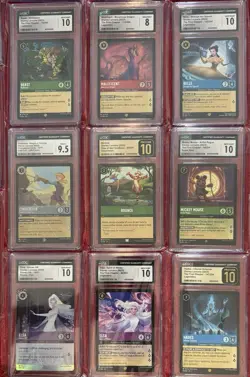 23 Disney Lorcana CGC Grade Card Lot Pristine 10 Legendary Enchanted Cold Foil - Image 6