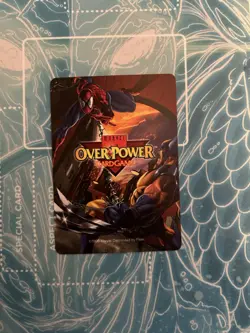 OverPower Marvel IQ Fleer 1996 Mr. Fantastic Hero Character Card Very Rare LP - Image 2