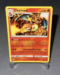 Pokemon Card 2019 Charizard Team-up Non-Holo Rare 14/181 • LP+ ✨ - Image 1