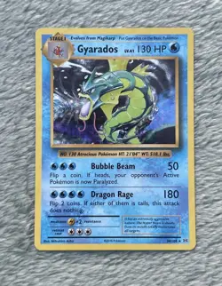 PokÃ©mon Gyarados TCG Holo Rare Card 34/108 XY Evolutions 2016 NM Condition - Image 1