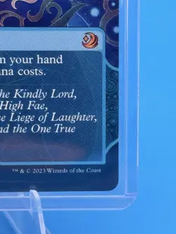 MTG 0024 Omniscience-Wilds of Eldraine: Enchanting Tales NM-M non-foil  - Image 4