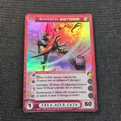Chaotic TCG Barath Beyond Super Rare Holo Card 29/232 - Image 1