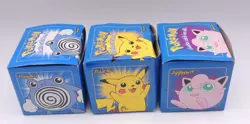 NEW Lot 3 Pokemon 23k Gold Plated Trading Card Poliwhirl Jigglypuff Pikachu - Image 2