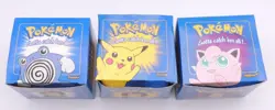 NEW Lot 3 Pokemon 23k Gold Plated Trading Card Poliwhirl Jigglypuff Pikachu - Image 5