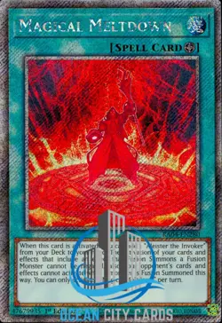 Yugioh Magical Meltdown RA04-EN280 Platinum Secret Rare 1st Edition - Image 3