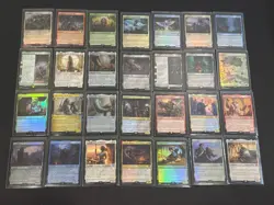 MTG Lord of the Rings 28 Card lot RARE and Foil Lot - Image 1