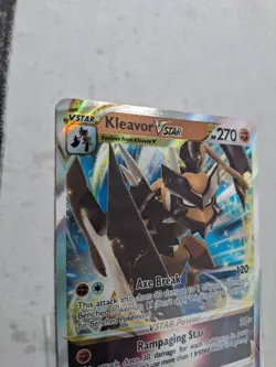 Kleavor VSTAR SWSH249 Sword & Shield Black Star Promo Holo Pokemon Card TCG NM - Image 3