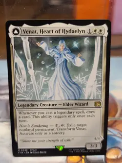 Venat, Heart of Hydaelyn MTG Final Fantasy NM Rare R 0039 FFXIV Creature Card - Image 1