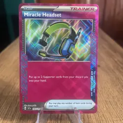 Miracle Headset 183/191 Sv08: Surging Sparks Holo Pokemon TCG  - Image 1